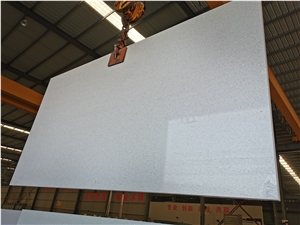 Crystal White Artificial Quartz Stone Big Slab