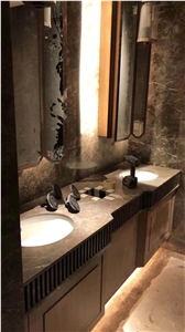 Cyprus Grey Marble Cut to Size for Countertops
