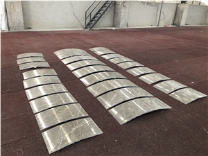 Cyprus Grey Marble Slabs Tiles for Column Bases