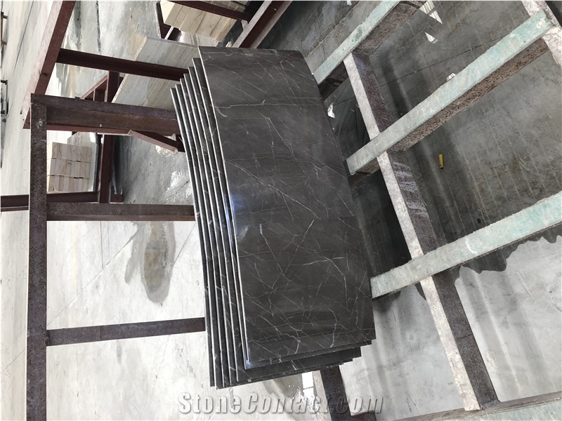 Cyprus Grey Marble Slabs Tiles for Column Bases