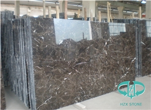 Dark Emperador Marble Slab for House Decoration