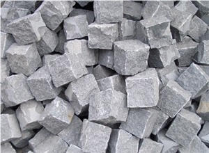 Dark Grey Granite G654 Cube Stone Floor Covering