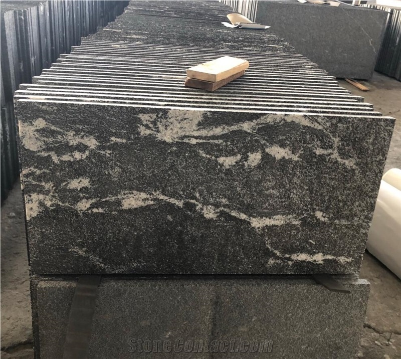 Dark Snow Grey China Granite Tiles for Flooring