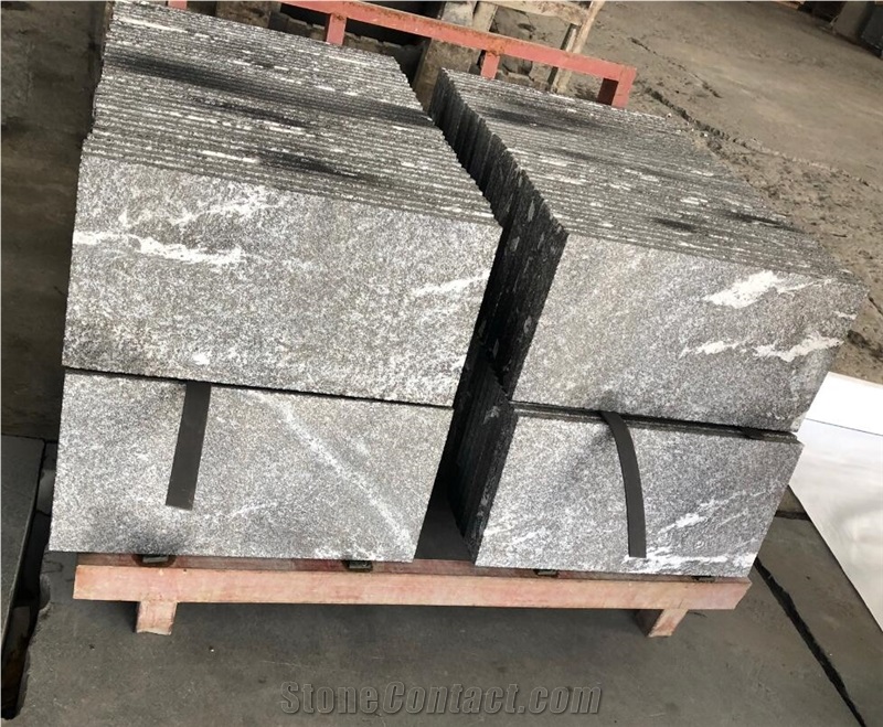 Dark Snow Grey China Granite Tiles for Flooring