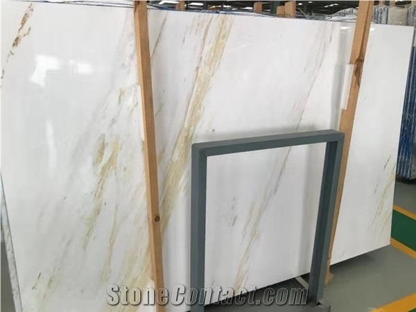 Drama Kavala Venus Ariston White Marble Slabs