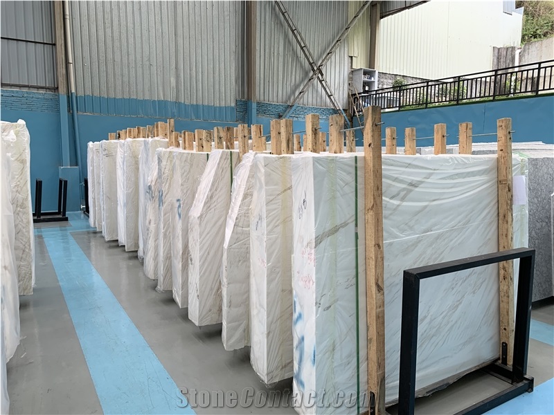 Drama Kavala Venus Ariston White Marble Slabs
