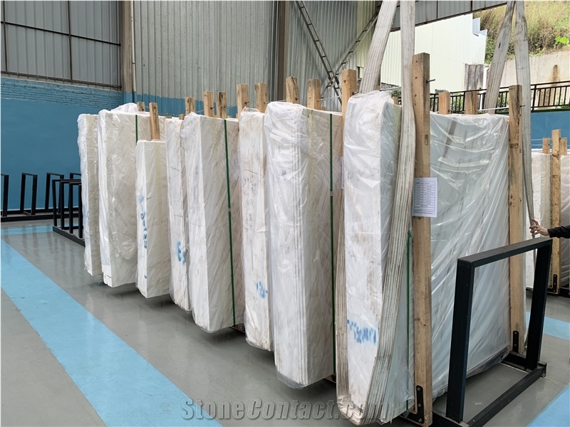 Drama Kavala Venus Ariston White Marble Slabs