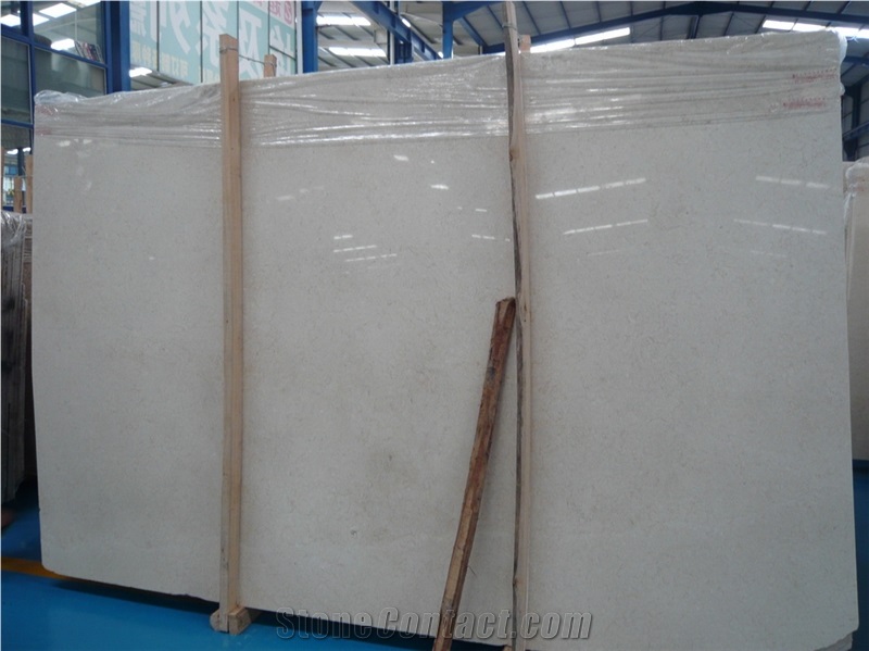 Egypt Polished Galala Beige Marble Slabs Pattern