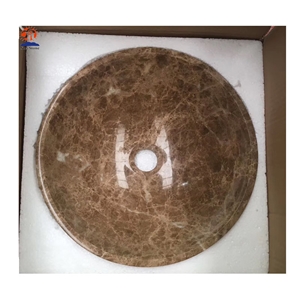 Emperador Light Marble Wash Basins