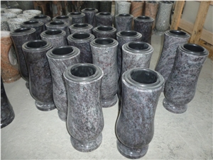 European Style Tombstone Granite Vase and Lamp