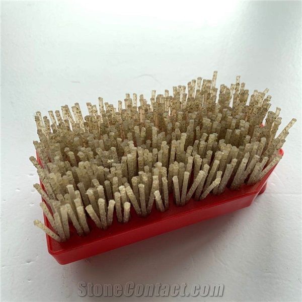 Fickert Diamond Grinding Brush to Gain Leather