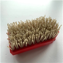 Fickert Diamond Grinding Brush to Gain Leather