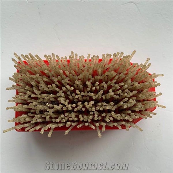 Fickert Diamond Grinding Brush to Gain Leather