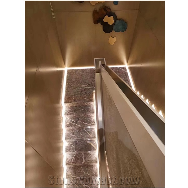 Fleury Fior Pesco Bosco Marble for Reception Desk