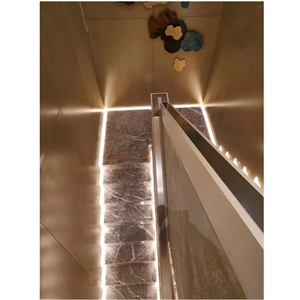 Fleury Fior Pesco Bosco Marble for Reception Desk