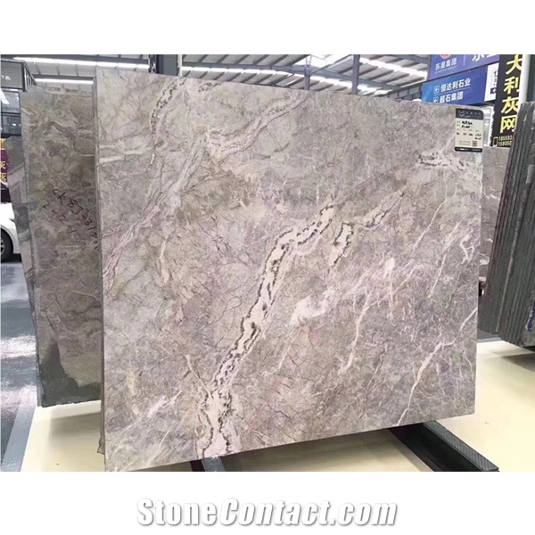 Fleury Fior Pesco Bosco Marble for Reception Desk
