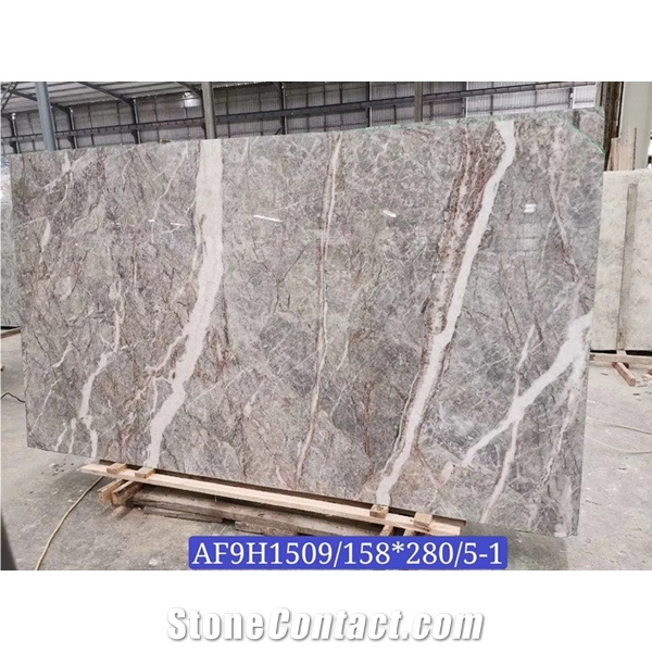 Fleury Fior Pesco Bosco Marble for Reception Desk