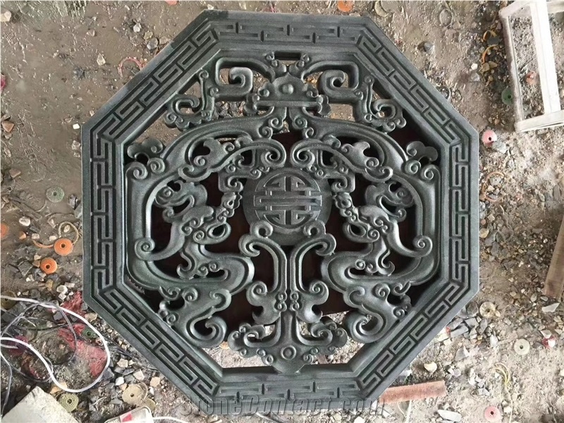 G654 Granite Drums Ancestral Temple Decoration
