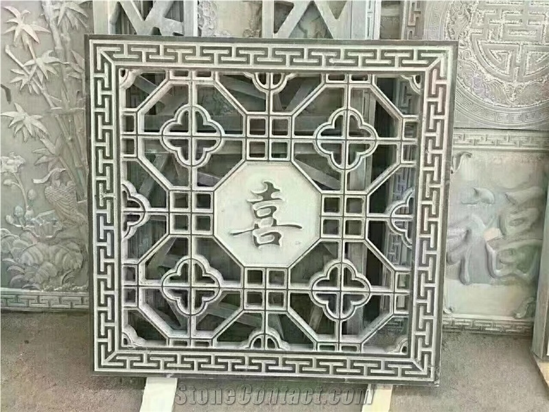G654 Granite Drums Ancestral Temple Decoration