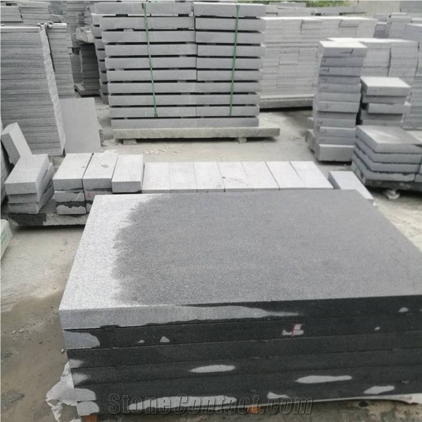 G654 Natural Grey Polished Granite Cubestone