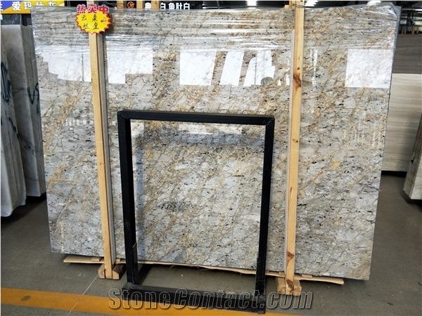 Golden Grey/Golden Ash/Versace Gold Marble Slab