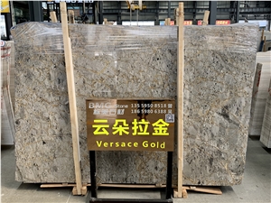 Golden Grey Marble Slabs Tiles,Tundra Gold Spider