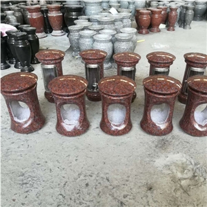 Granite Lamps and Vases for Tombstones