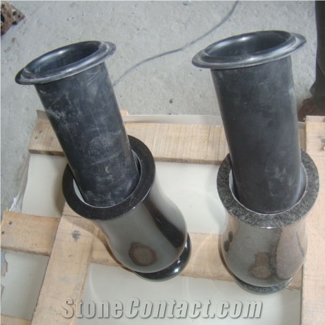 Granite Lamps and Vases for Tombstones