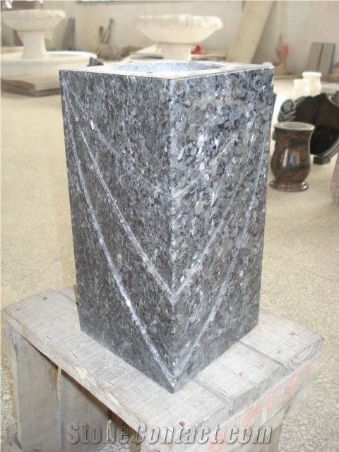 Granite Memorial Flower Vases for Headstones