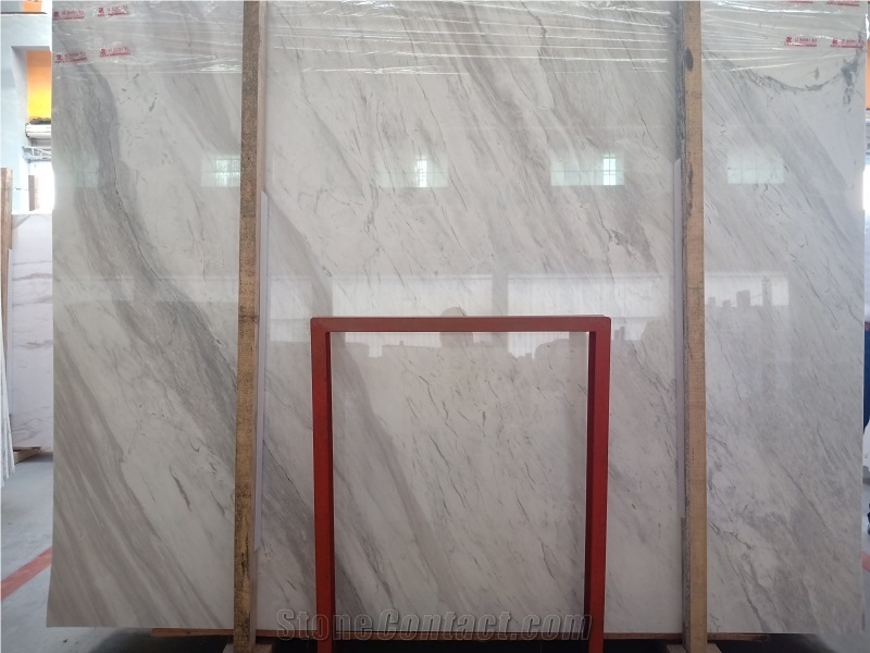 Greece White Marble Big Slabs 1.8cm Volakas White