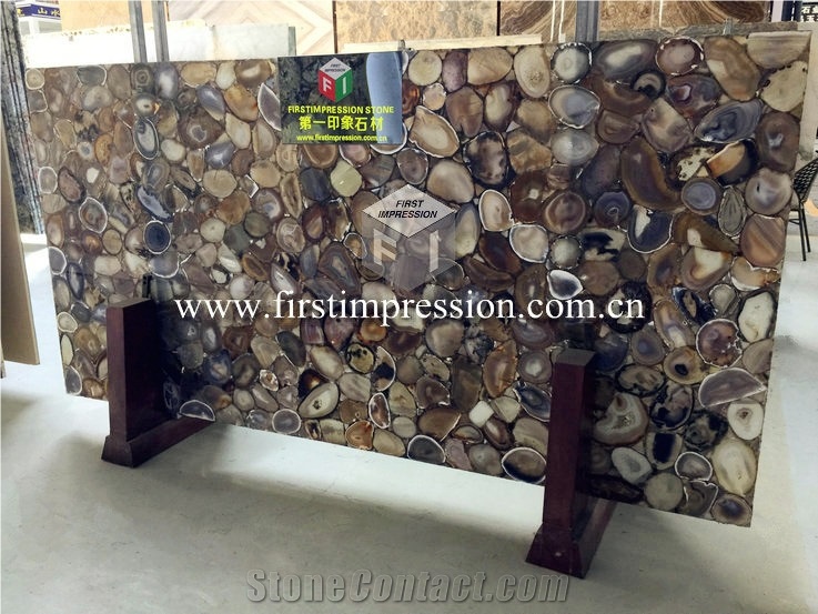 Grey Agate Gemstone Semiprecious Slabs,Tiles