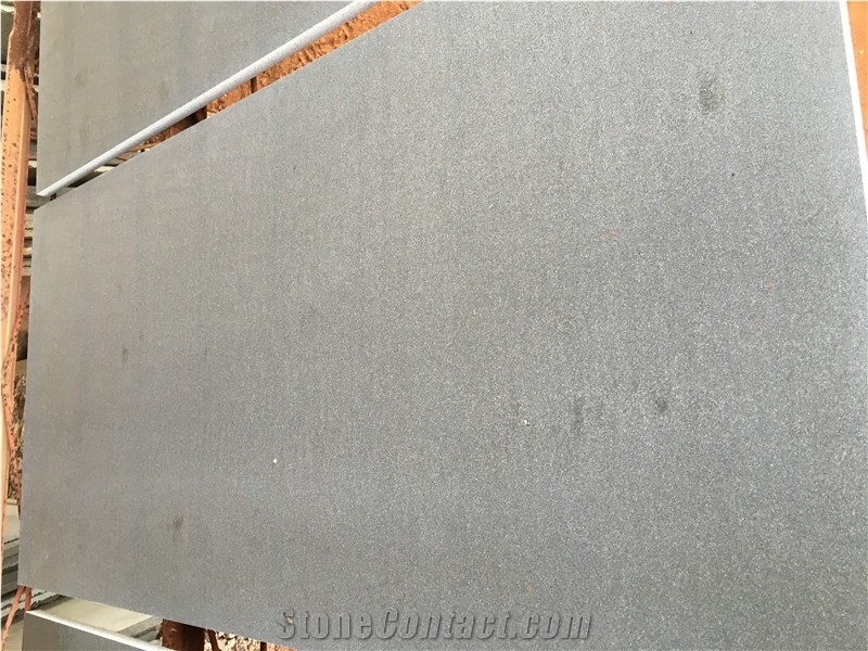 Grey Basalt Honed Tiles for Facade