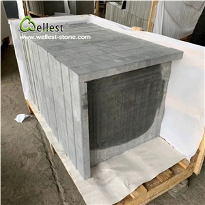Grey Blue Stone Pool Bullnose Coping Corner