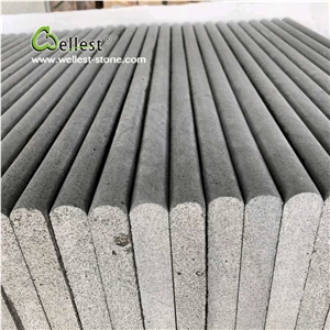 Grey Blue Stone Pool Bullnose Coping Corner