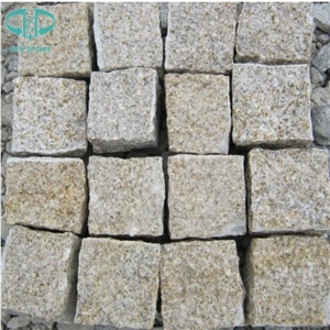 Grey Granite Cobble Stone, Cube Stone