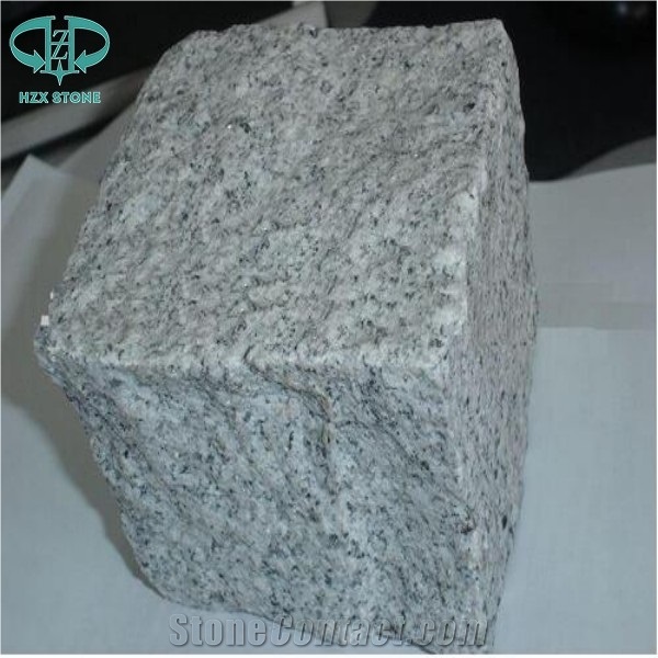 Grey Granite Cobble Stone, Cube Stone