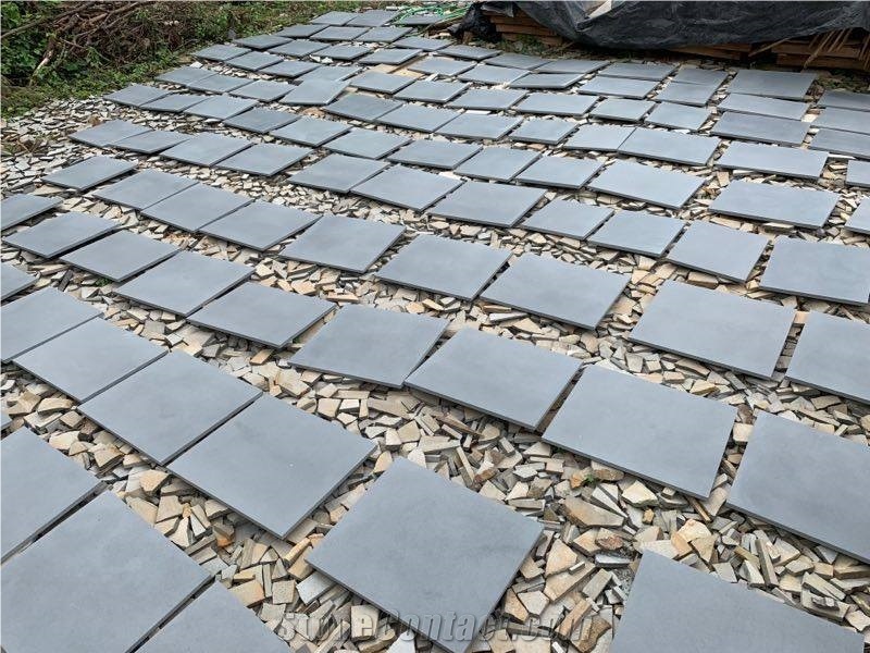 Grey Hainan Black Basalt Andesite Tiles Slabs