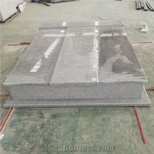 Hb G603 Bianco Crystal Granite Headstone Tombstone