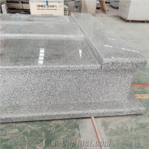 Hb G603 Bianco Crystal Granite Headstone Tombstone