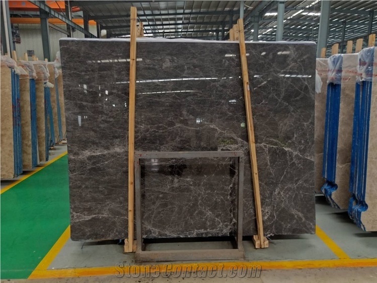Hermes Gray Marble Slabs Bathroom Tiles