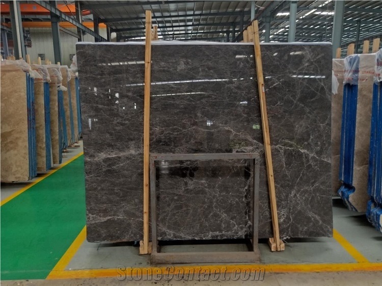 Hermes Gray Marble Slabs Bathroom Tiles