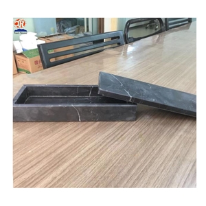 High End Unique Black Marble Jewelry Display