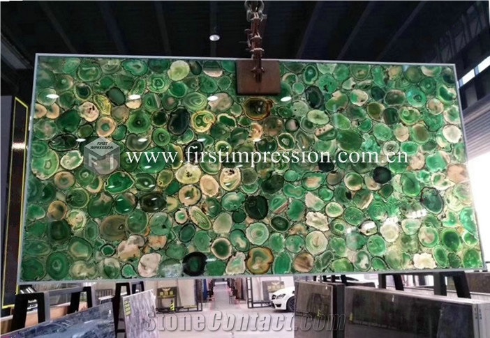 High Quality Colorful Agate Semiprecious Gemstone