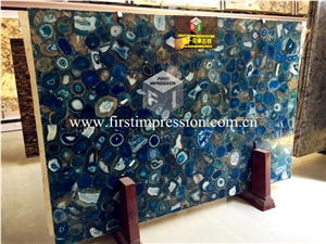 Hot Sale Colorful Agate Gemstone Semiprecious Slab