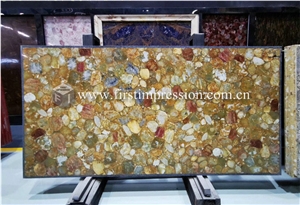 Hot Sale Yellow Agate Gemstone Semiprecious Stone
