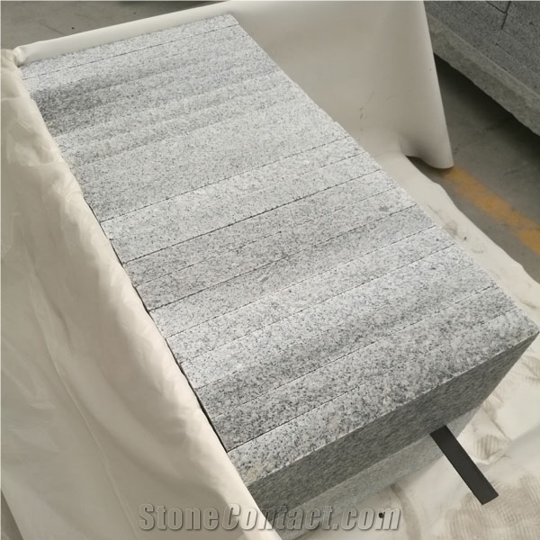 Hubei G602 Bianco Sardo Flamed Grey Granite Tiles