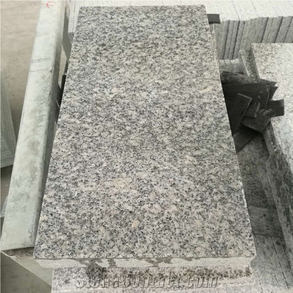 Hubei G602 Bianco Sardo Flamed Grey Granite Tiles