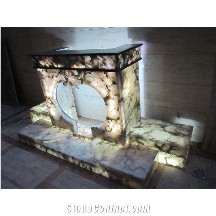 Iran Alabaster Stone Slab&Tiles
