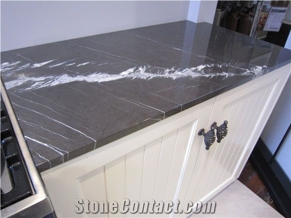 Iran Grey Marble Countertop Pietra Gray Island Top