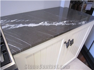 Iran Grey Marble Countertop Pietra Gray Island Top